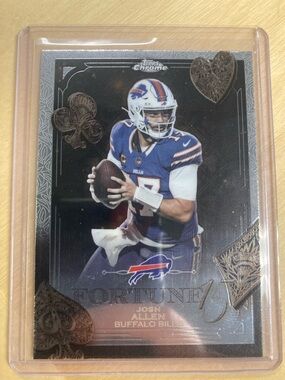 Topps chrome Josh Allen